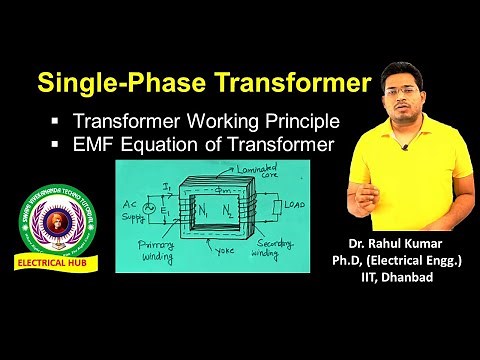 Transformer Working Principle|EMF equation of transformer| By: Dr. Rahul Kumar