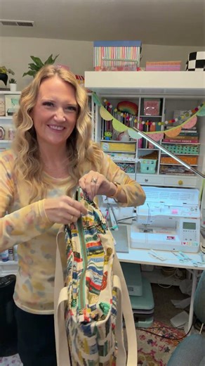 Free sewing pattern for tote bag!
