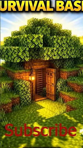 Tiny 3x3 Starter House in Minecraft #minecraft #minecraftbuilding