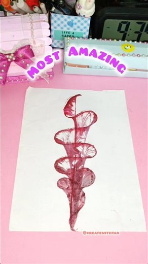 Amazing❤️Thread Painting Idea🌈|Unique Thread Art|#thread #painting #shortsfeed #art #satisfying #yt