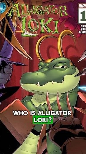 Who is Alligator Loki? 🐊 #loki #alligatorloki #jeffthelandshark