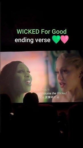 Wicked For Good Ending Scene | Elphaba & Glinda