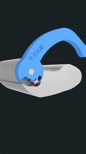 How did the bus handrail get stuck? #mechanism #3dprinting #machine#solidworks