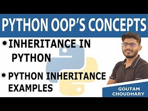 #28 Inheritance in Python with Example - Python Tutorials for Beginners