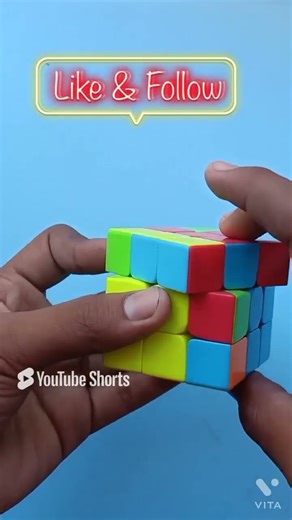 3x3 amazing cube algorithm 🤩👍🏻 #trending @King of Cubers @thekingofcube1