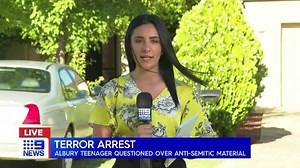 A teenager has been arrested after counter-terrorism police swooped on a house in Albury. #9News | Weeknights from 5.30pm | 9 News Border North East