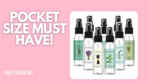 Watch keep your hands germ free with these sanitizers! on Amazon Live