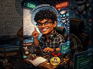 Reciting 4,000 Digits of π from Memory by Yoshith Sri Harshana