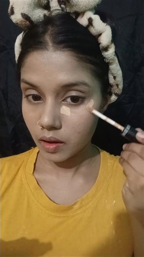 how I create my makeup transition part 2#shorts