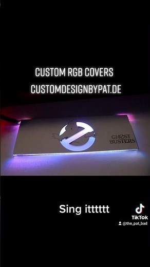 Custom RGB GPU Backplate