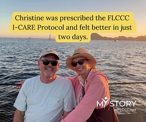 Christine shares how she used the FLCCC I-CARE Protocol when she got COVID, and that she felt better in just two days. Watch her MyStory here: https://geni.us/MyStory-Christine #FLCCC #MyStory #COVID #earlytreatmentworks | Frontline Covid19 Critical Care Alliance