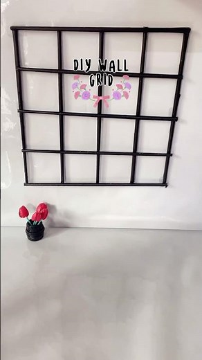 Diy wall grid from paper 🫶🏻 paper craft ideas #trendingnow #diy #diycrafts #youtubepartner