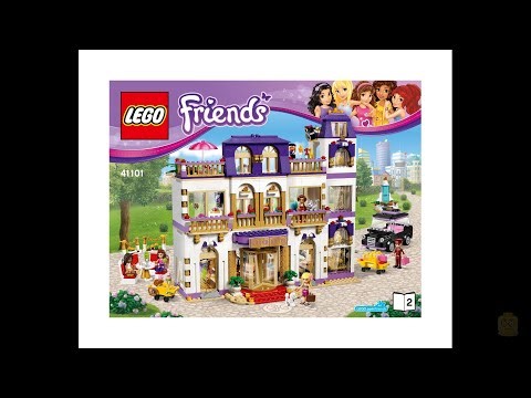 LEGO Friends 41101 - Complete Heartlake Grand Hotel Instructions! (Booklet 02 of 2)