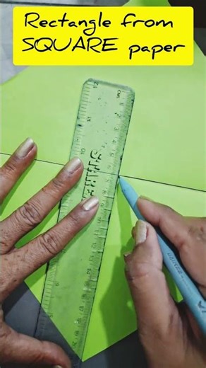 “Square ➡️ Perfect Rectangle ✂️”#PaperHack #PaperCut #CraftShorts #Shorts #DIYCraft #SatisfyingCuts