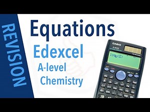 Equations for Edexcel A-level Chemistry