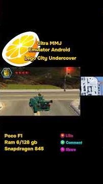 Lego City Undercover Citra MMJ Emulator Android Poco F1 snapdragon 845 #games #pocof1 #citrammj