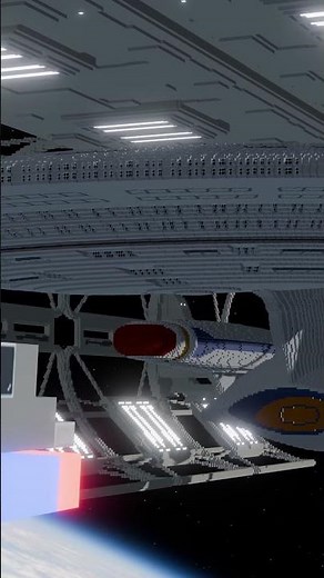 NCC-1701-D Launch #minecraftstartrek #startrek #gaming #minecraftanimation #space