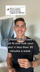 Get fit and look your best in under 30 minutes per week. Just do these 5 exercises. Simple gets done! 💪 #workoutplan #exercise #exerciseathome #workoutroutine #exercisetips | Gerard Hall