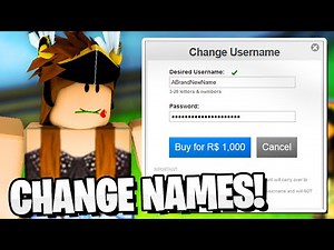 How To Change Your Name in Roblox
