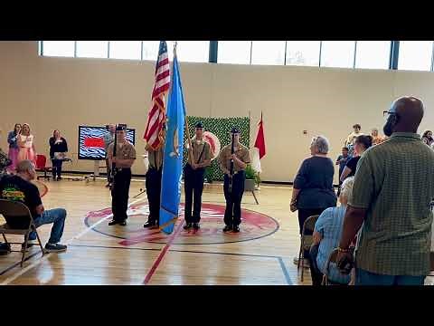 Claremont Elementary 5th Grade Graduation - COLOR GUARD from NJROTC