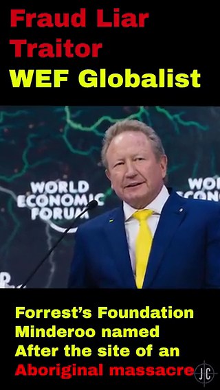Australians can not stop this agenda until they see that our compromised government has created victims. They need victims to create an industry. So we are shamed into giving them more power. So the handlers of our compromised political class - the tax haven globalists and their billionaire lackeys, like Andrew Forrest, can steal our Common-Wealth. That belongs to all Australians.Aboriginal people don't want to be victims. They want their own personal autonomy. Just like all Australians. Coming 