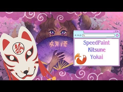 SpeedPaint Kitsune Yokai