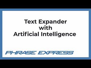 Text Expander PhraseExpress integrates OpenAI