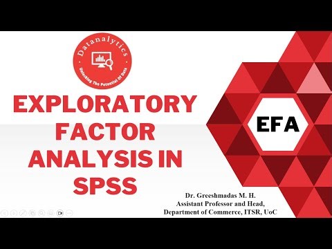 Exploratory Factor Analysis (EFA) in SPSS - Explanation and Interpretation ||SPSS || Analysis || EFA