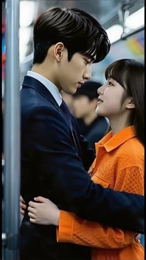 満員電車で寄り添う二人の恋#東京 #満員電車 #カップル #日常Vlog #恋#shortsfeed #shortvideo #shorts #short #rushhour #지하철#aiart