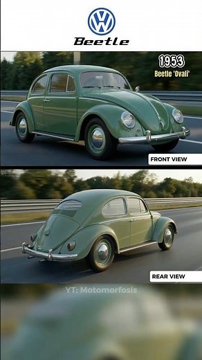 Volkswagen Beetle Evolution: 1938 - 2019! 🐞✨