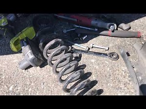 Mercedes E320 wagon W211 airmatic rear suspension conversion