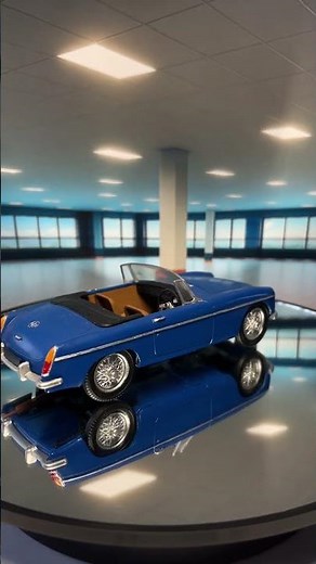 1:32 MG B. Humbrol. 02420. Kit. Convertible. (c) 1989. Made In England