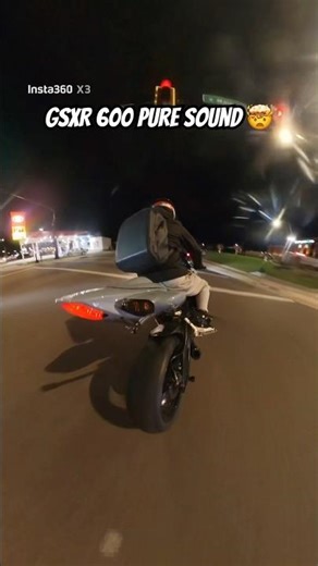 PURE GSXR 600 SOUND 🔥🔥®️#gsxr #puresound #exhaust #gsxr1000 #rawsound #cbr1000rrr #s1k #m1k