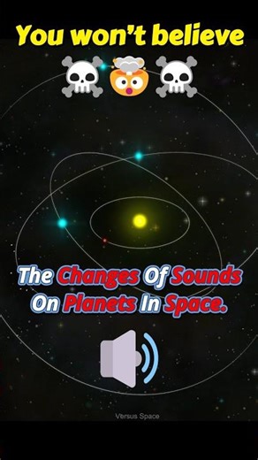 RARE 🚨 What Does Actually Planets Sound Like? 💀🔊 #shorts #space #spacesounds