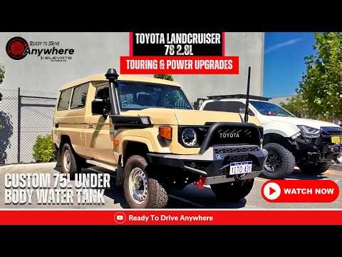 2025 Toyota Landcruiser 78 2.8L | Custom 75L Water Tank & Touring Upgrades