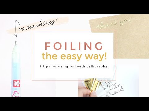 7 Tips for Foiling WITHOUT a machine!