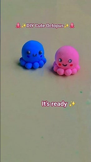 DIY cute octopus 🐙 || Cute octopus toy #youtubeshorts