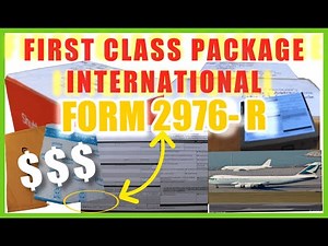 How to Mail FIRST CLASS PACKAGE INTERNATIONAL SERVICE THRU POST OFFICE 2020.