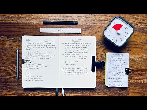 Weekend Planning Routine || How To Do a Weekly Review in a Bullet Journal