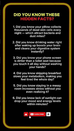 These 6 Shocking Daily Life Facts Will Blow Your Mind