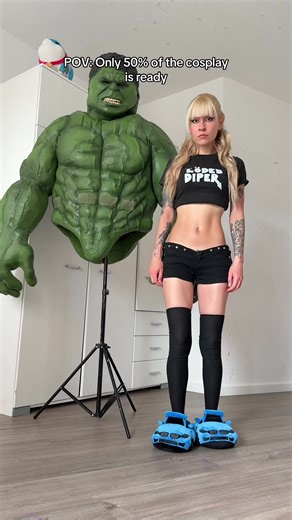 The Hulk is only a little angry today.. I only spray when my bunny isnt in the room btw :) Hope the rest arrives soon #fyp #fypシ #pov #hulk