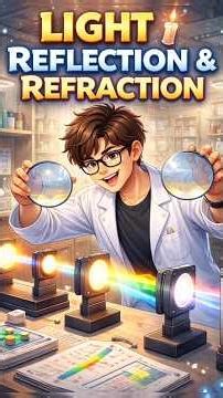 Light Reflection & Refraction 🕯️ | Class 10 Physics notes 📑 #shorts #v9studies #class10 #physics
