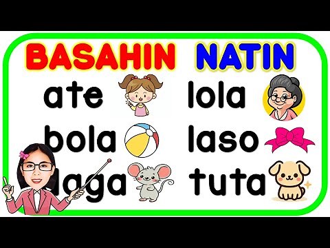 FILIPINO - TAGALOG READING LESSON | PAGBASA NG MGA PANTIG | MAGSANAY AT MATUTO BUMASA | TEACHER AYA