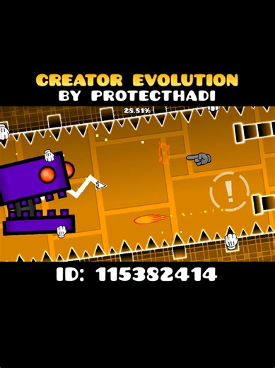 Creator Evolution | Geometry Dash #geometrydash #gd #geometrydashlevel #foryou #fyp #foryoupage #gaming