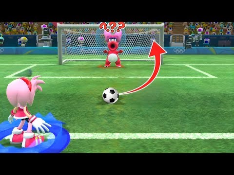 Epic Goal Showdown! Amy vs Luigi & Vector – Mario & Sonic at the Olympic Games Tokyo 2016