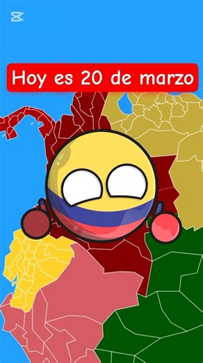 March 20: Regular Show parody with countryballs where the protagonist is Colombia #countryball