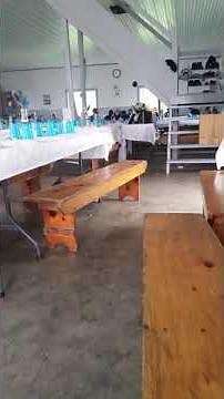 Amish guys singing at Amish wedding reception. 5-30-19 NW.Pa