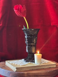 Cape Cod Ruby Red Vase: MCM Glassware - Etsy