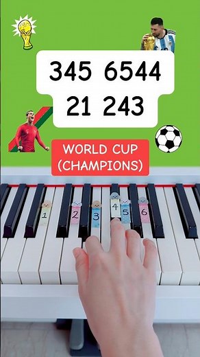 World Cup (Champions) - IShowSpeed (Piano Tutorial) #easypianotutorial