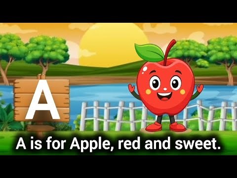 "ABC Song with Fruits and Vegetables | Fun Alphabet Learning for Kids"